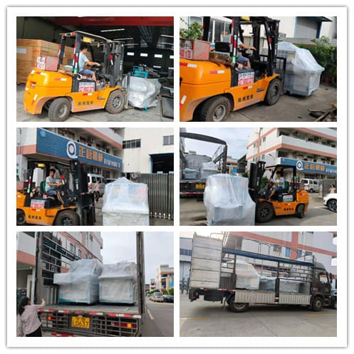 2021年7月2日發(fā)往廣東茂名-ZQ300型圓木多片鋸、ZQ150型方木