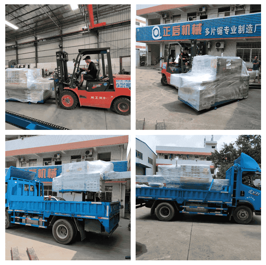 2021年7月10日發(fā)往云南普洱市-ZQ250型圓木多片鋸、自動磨鋸