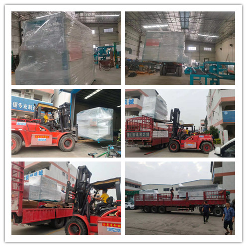 2021年4月10日發(fā)往山西運(yùn)城市-ZQ400大型原木截?cái)鄼C(jī)