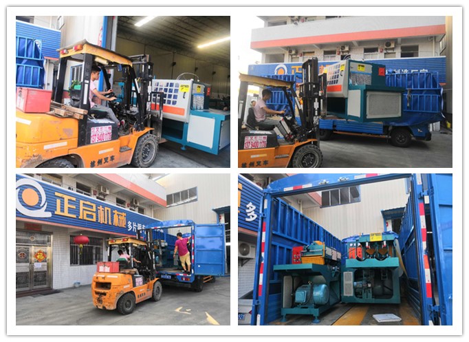 2018年7月發(fā)往廣東順德--雙排鏈原木多片鋸、簡易方木多片鋸