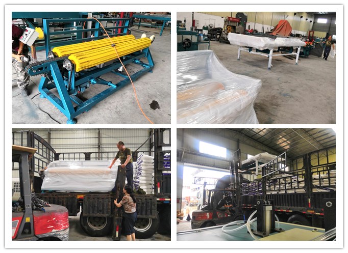 2018年6月發(fā)往浙江東陽市--翻料架、進料架、出料架