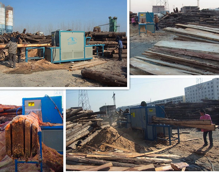 原木多片鋸-多片鋸-圓木多片鋸-江蘇宿遷400型機(jī)加工現(xiàn)場(chǎng)