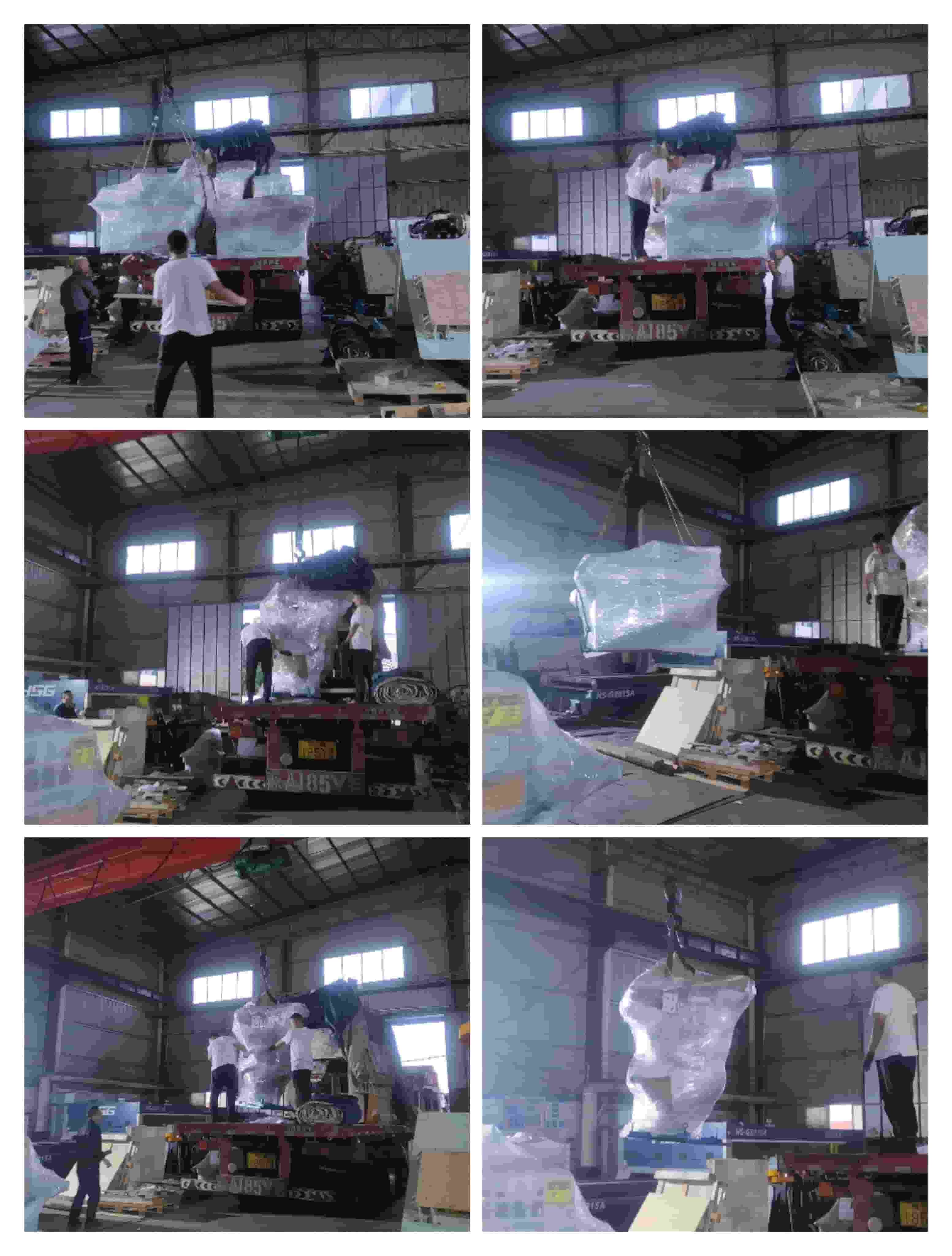 2023年4月2日發(fā)河南鄭州-釘托盤機器人1臺、平面工作臺一個